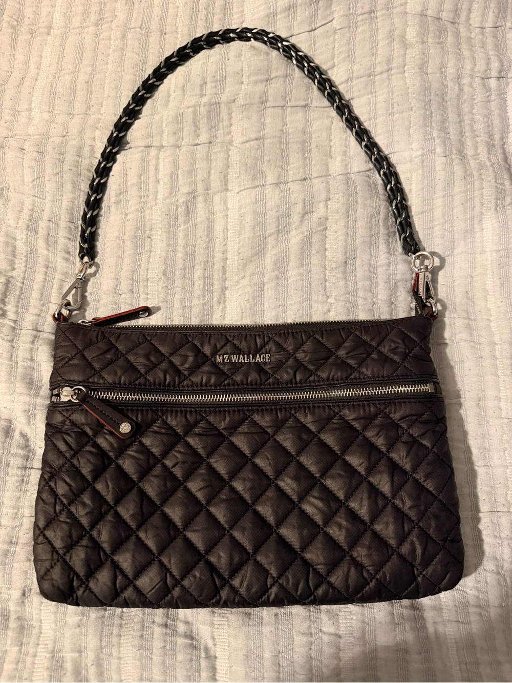 MZ WALLACE Quilted Crossbody Bag in black - Picture 13 of 14